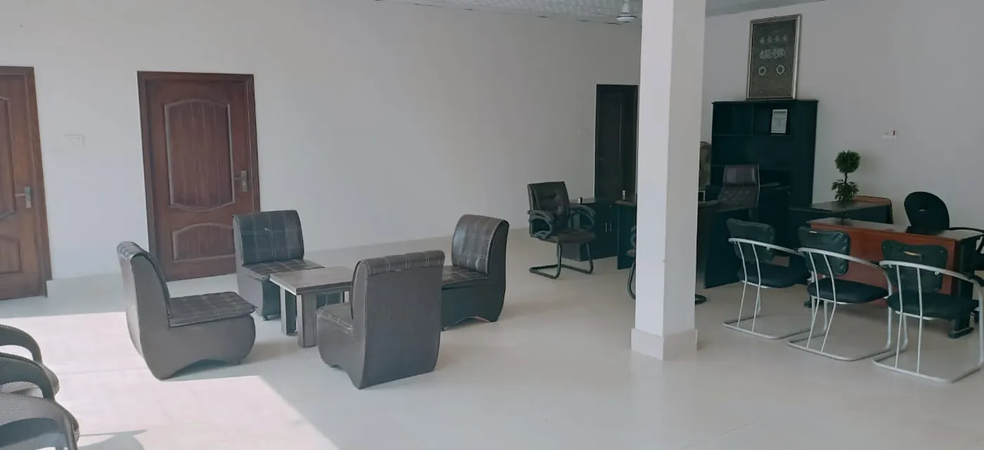 Reception and waiting area