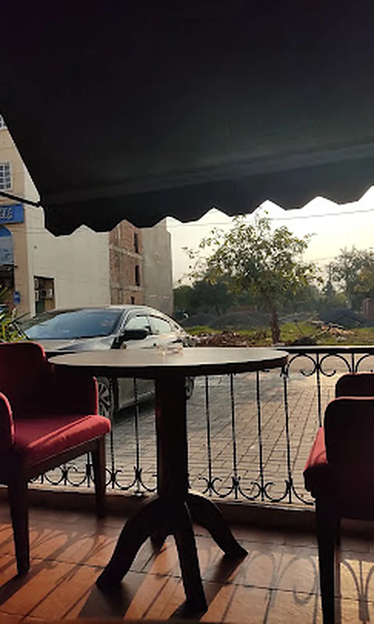 Shaded terrace